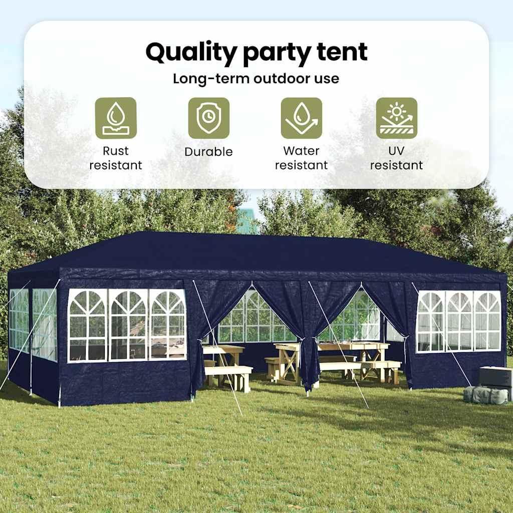 Tenda da festa blu vidaXL, 800 x 400 x 266 cm, in Immagine del prodotto 