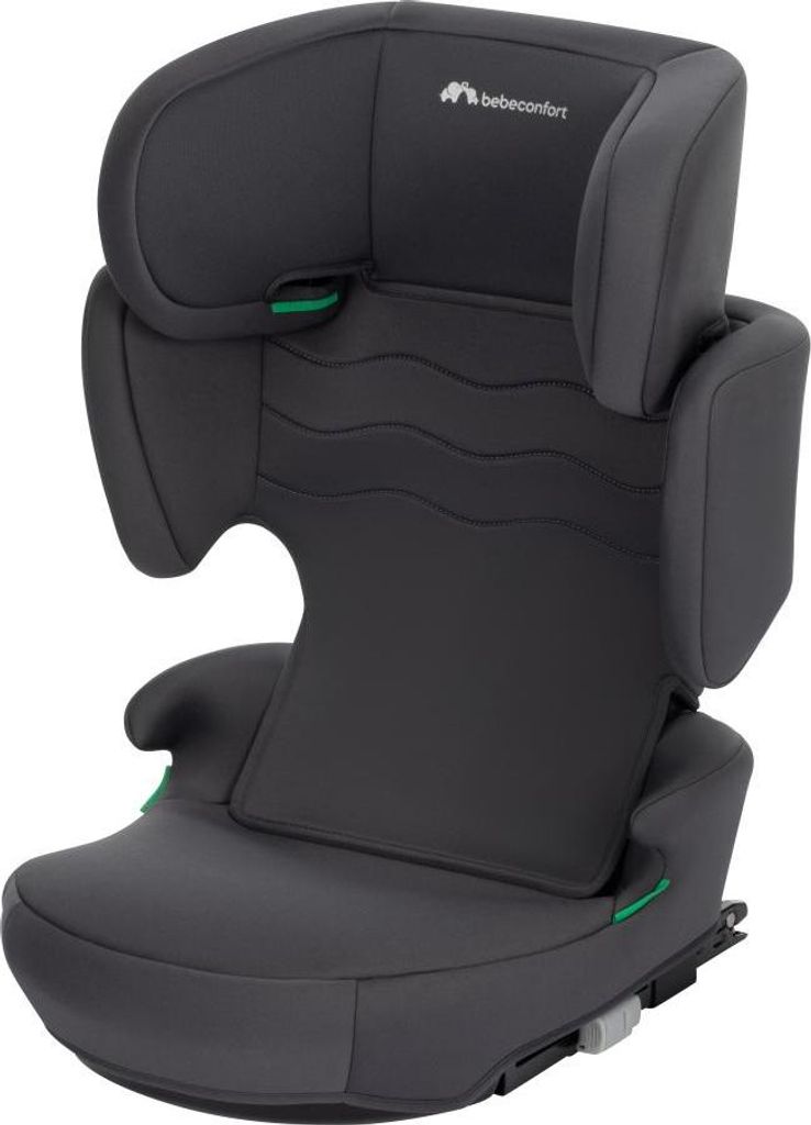 Bebeconfort Hera Fix i-Size Sitzerhöhung, ISOFIX-Kindersitz, Zusammenklappbar, kompakt und leicht, ab 3,5 Jahre bis zu 12 Jahren, Mineral Graphite