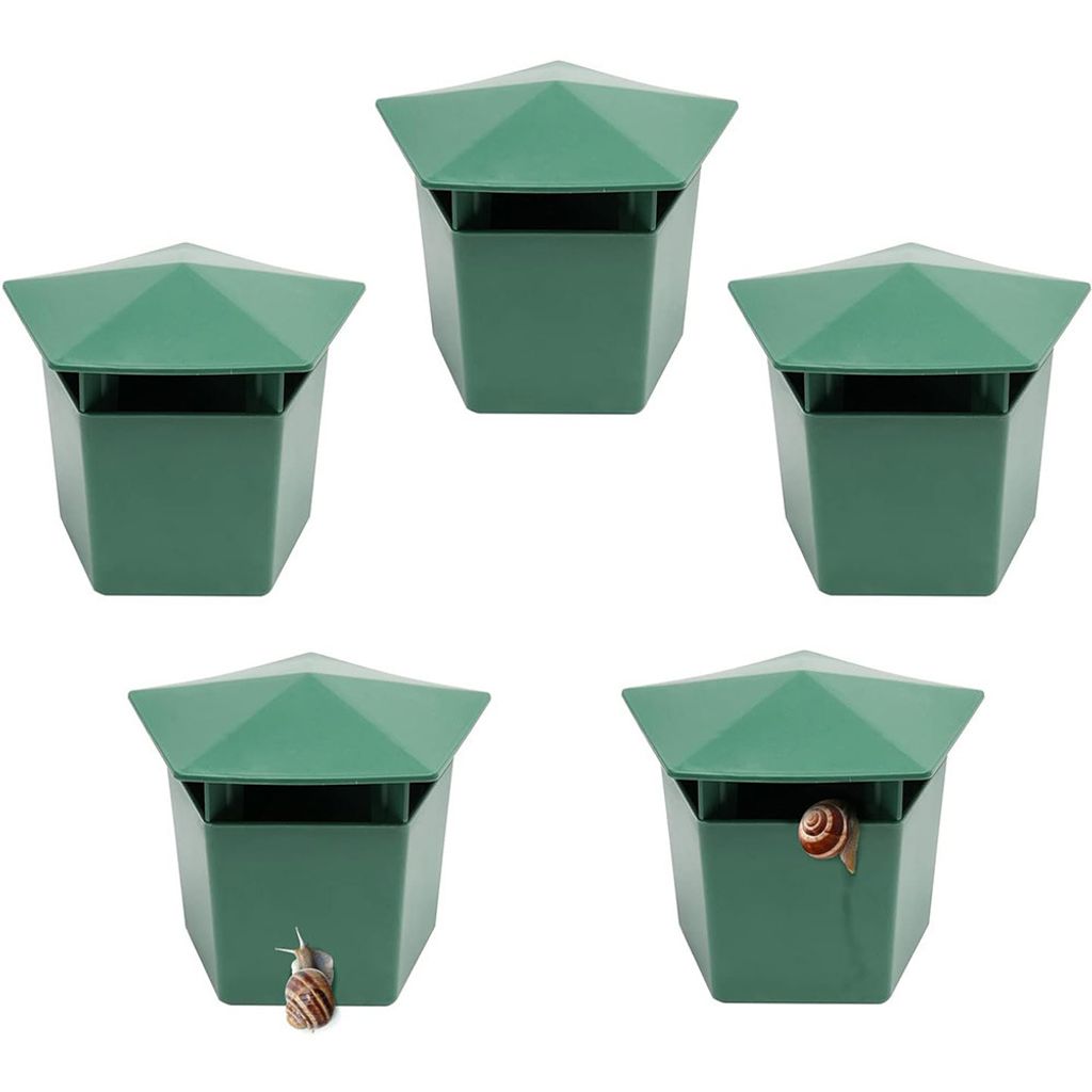 schneckenabwehr gartenset, schneckenfalle und schneckenfänger, 5-teiliges gartenwerkzeug für pflanzen- und gemüsebeete