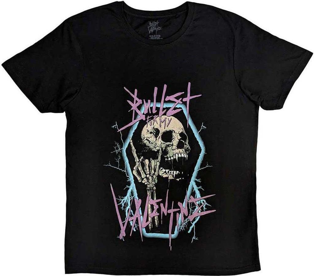 Bullet For My Valentine - T-Shirt für Herren/Damen Uni RO9250 (XXL) (Schwarz)