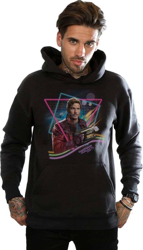Marvel - "Guardians Of The Galaxy" Kapuzenpullover für Herren BI2318 (XL) (Schwarz)