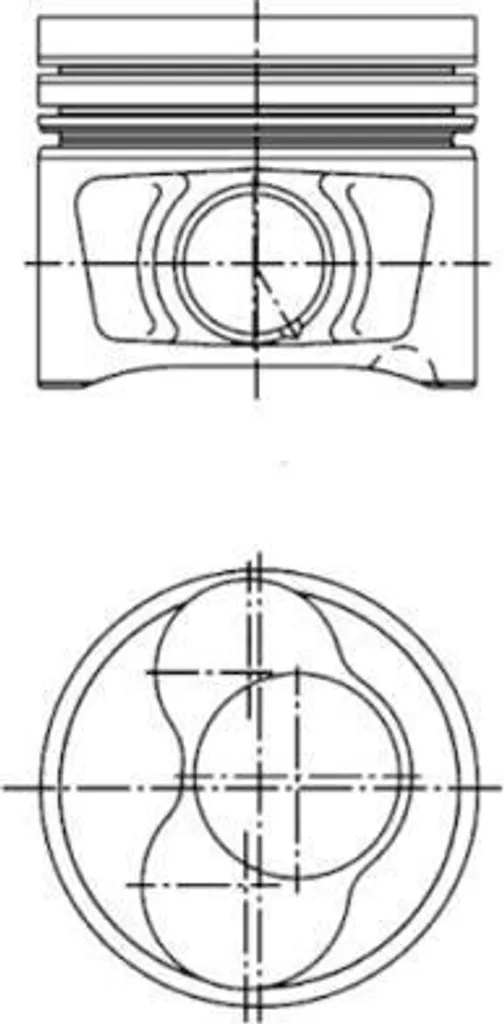 Piston KOLBENSCHMIDT 40409620 haute résistance pour VW Golf Plus