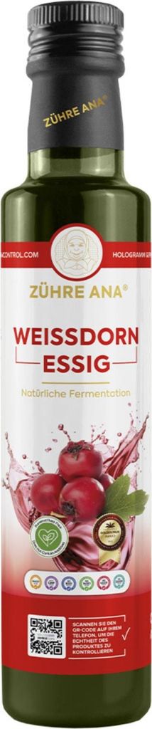Zühre Ana | Weißdornessig 500ml Produktbild 