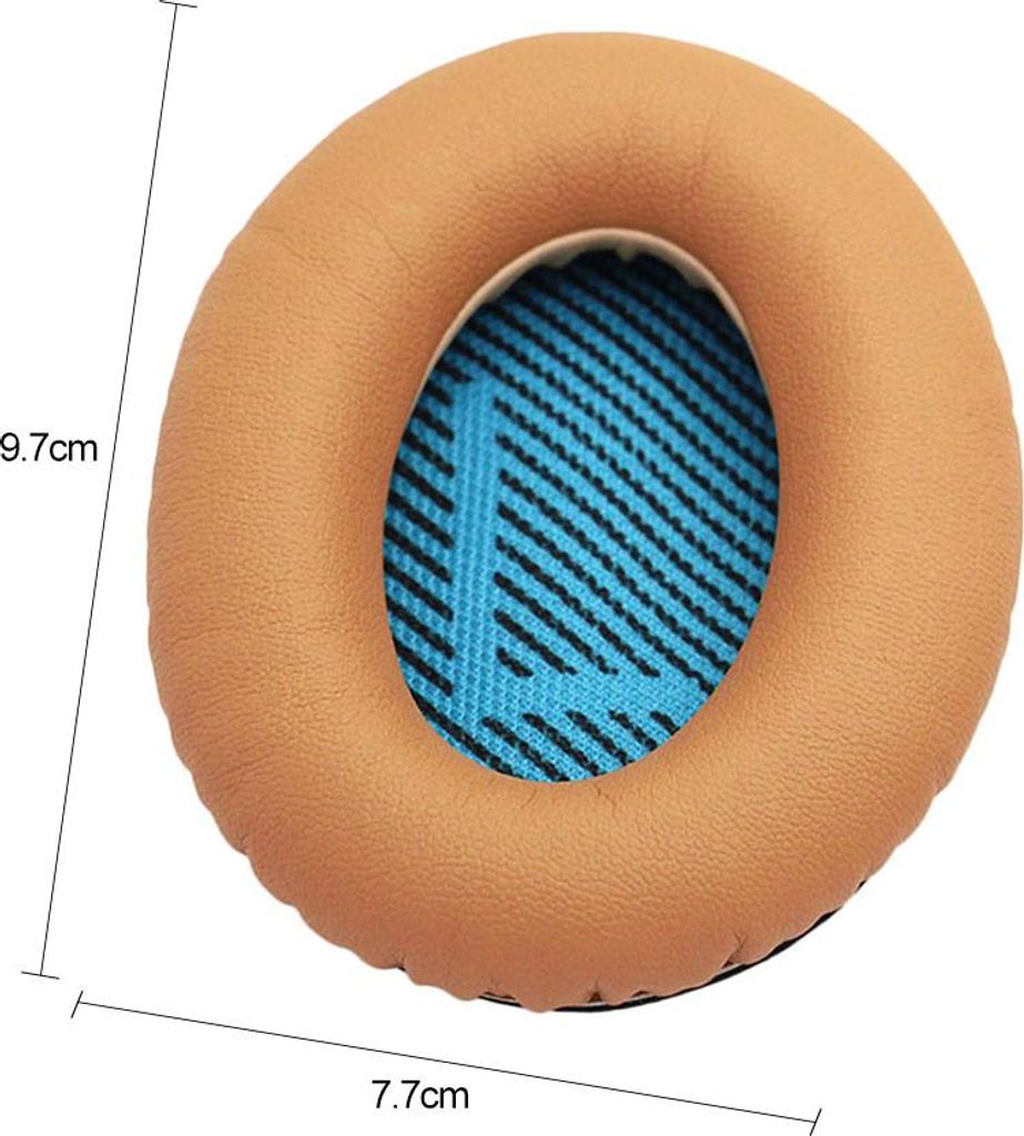 Ersatz-Ohrpolster für Bose QC2 QC15 AE2 AE2I QC25 über Kopfhörer, Ohrenschützer-Kissen, Proteinmaterial, 1 Paar