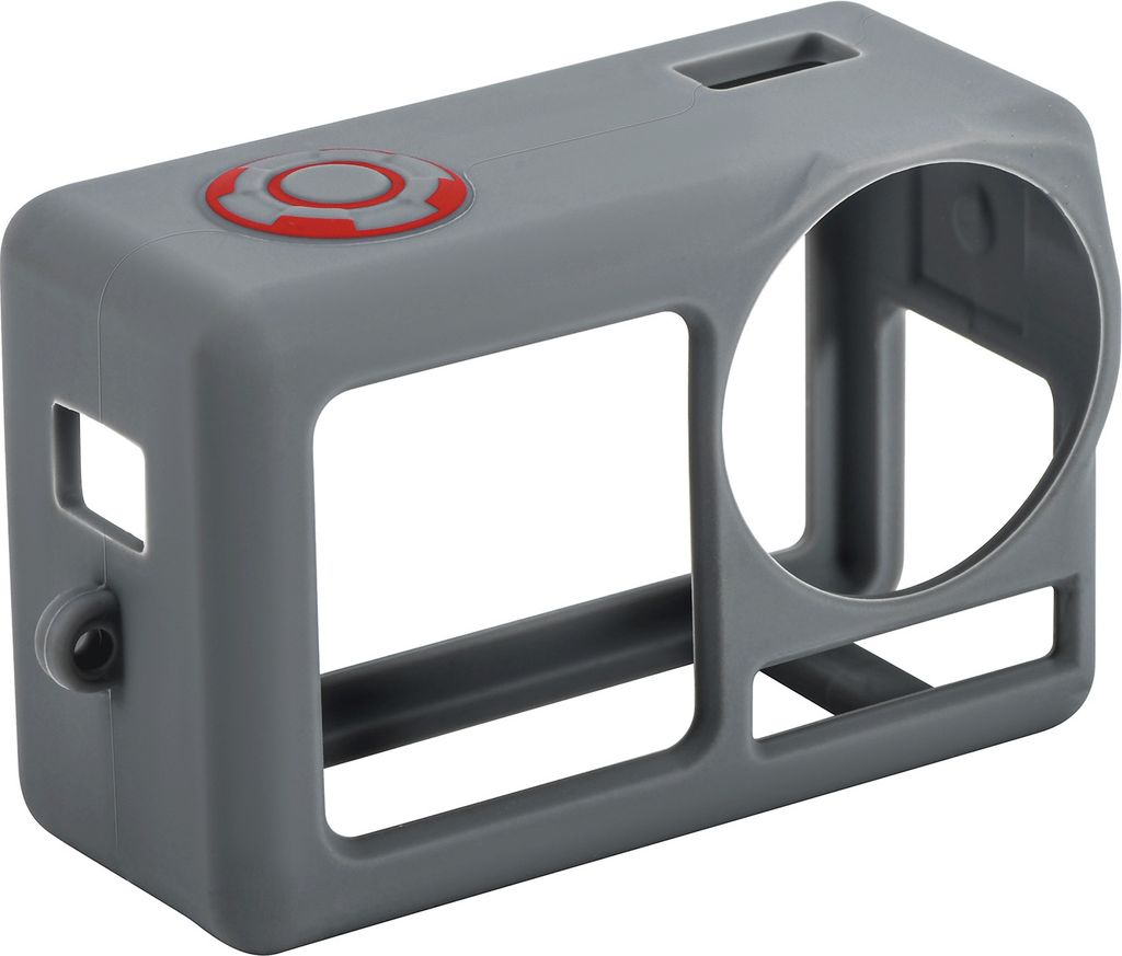 INF DJI Action 5 Pro Silikonhülle – Stoßfester, staubdichter Schutz Grau