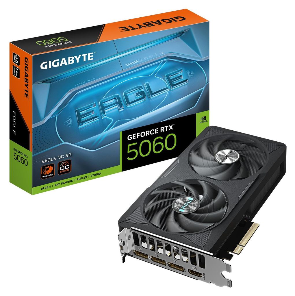 Gigabyte VGA NVIDIA RTX 5060 EAGLE OC 8G DDR7 Imagen del producto 