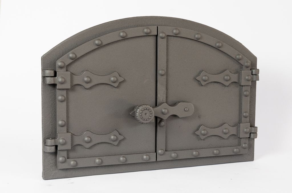 SEZAM - 53,5 x 36 cm - Porta per forno in ghisa a due ante, Immagine del prodotto 