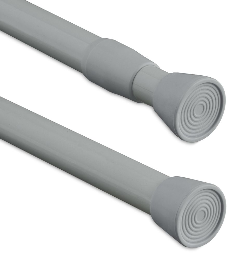 Relaxdays Telescopische stang, 120–220 cm, klemstang voor Productafbeelding 