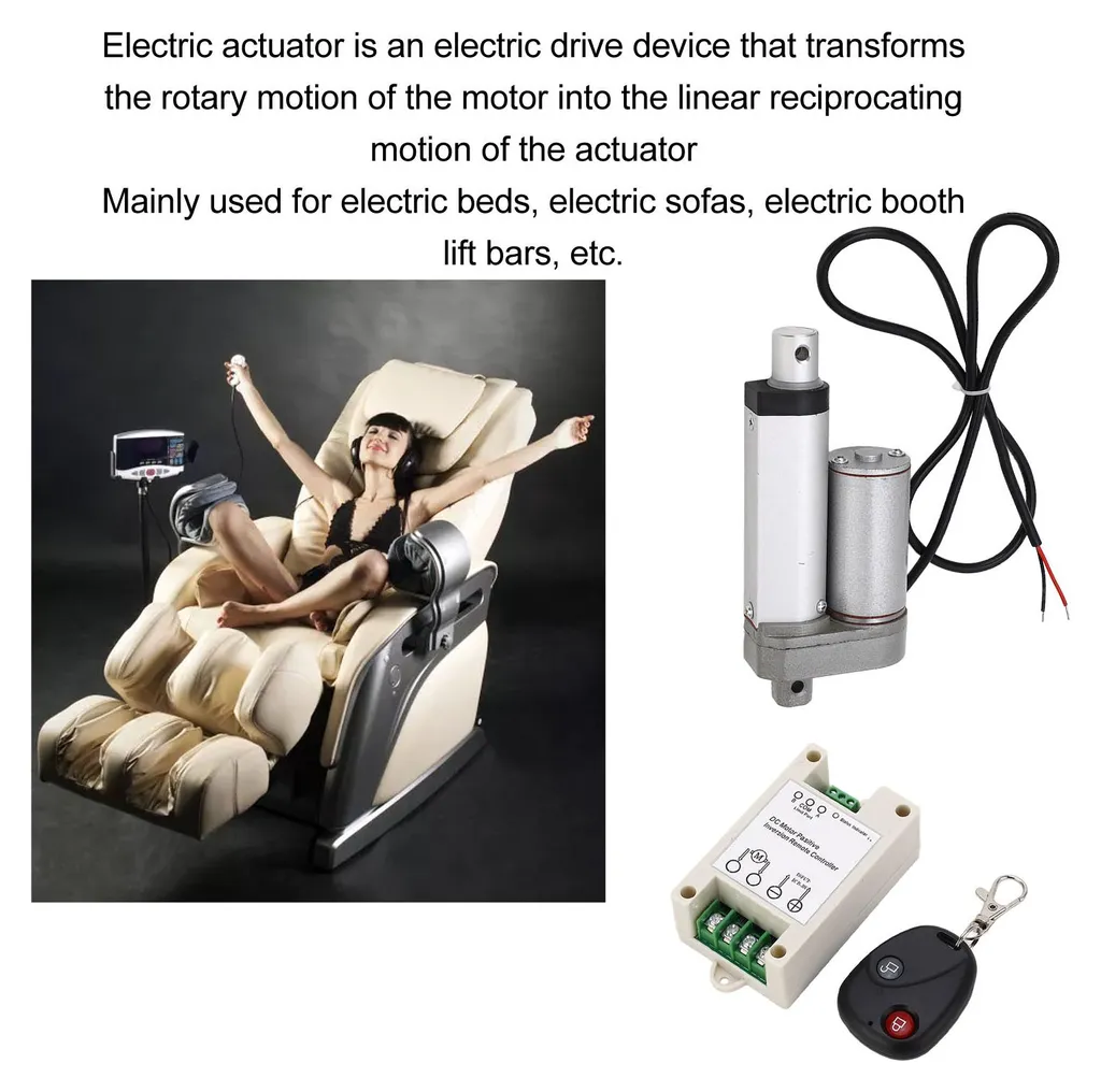 Kit actionneur linéaire avec télécommande pour réglage de siège
