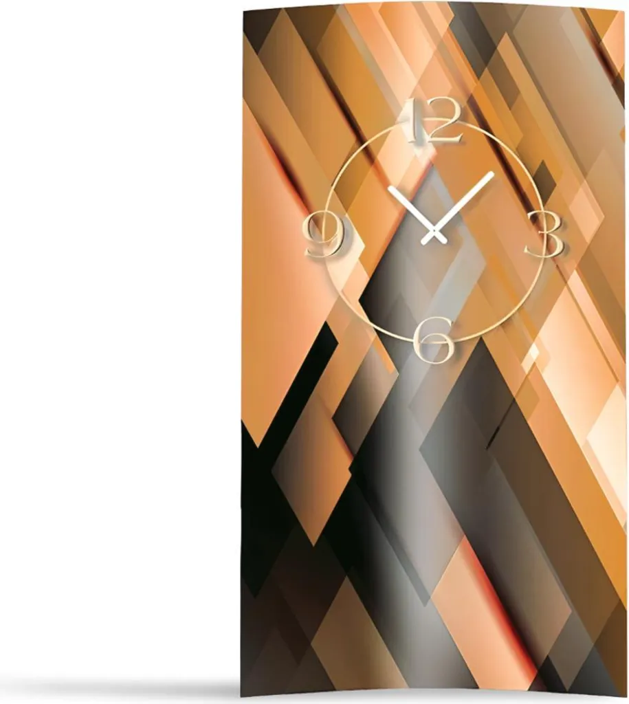 Horloge murale design pour bureau et chambre silencieuse dixtime
