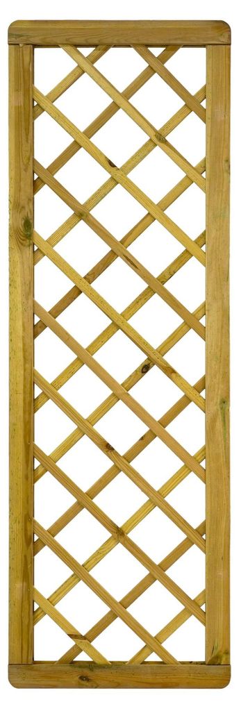 Ligna Gard Rankgitter Lausanne Pro 60x180 cm Holzzaun Kiefer Kesseldruckimprägniert stabiler Rahmen 44x68 mm sehr stabil