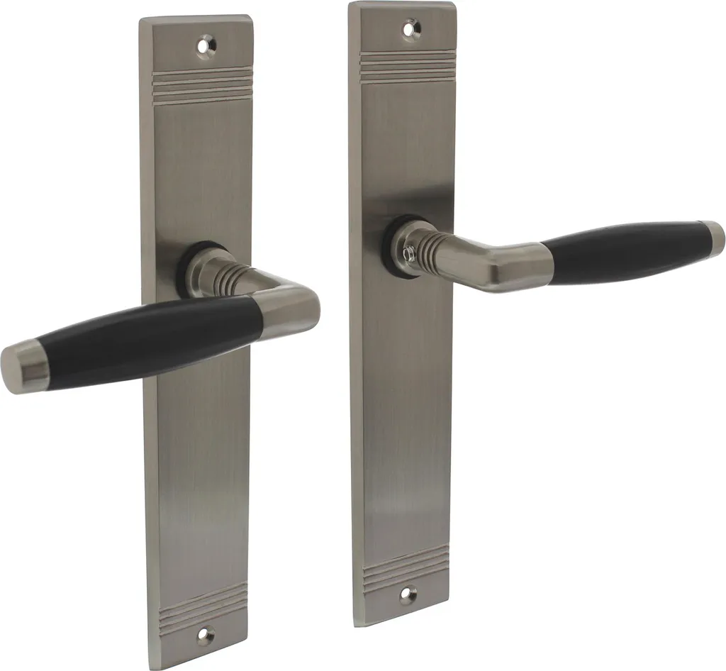 Poignée de porte nickel mat finition satinée aveugle - Qualité Pro