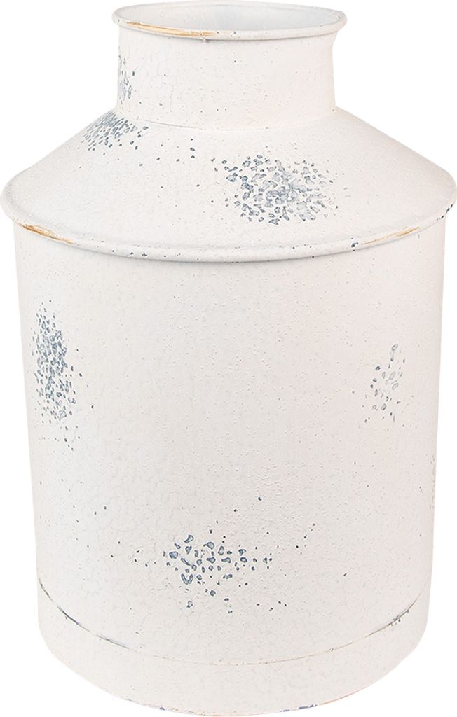 Clayre & Eef Dekoration Eimer Ø 19x28 cm Beige Eisen