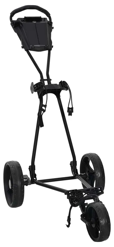 Chariot de golf vidaXL en fer noir 130 cm - Structure ultra-résistante