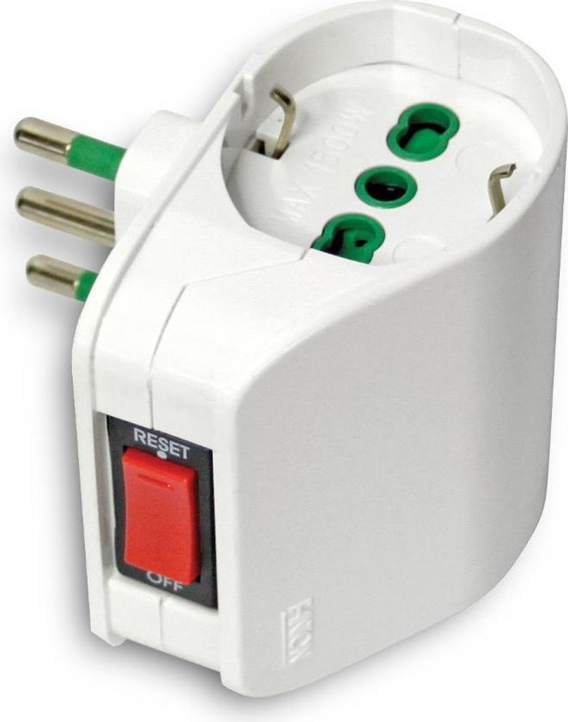 FANTON 87310 Netzstecker-Adapter Typ L (IT) Typ L (IT) Typ F Weiß