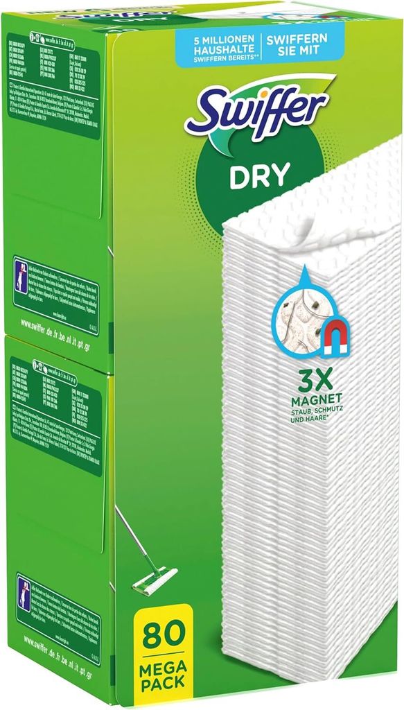 Ściereczki do podłóg Swiffer suchy wkład Mega Pack 72 Zdjęcie produktu 4
