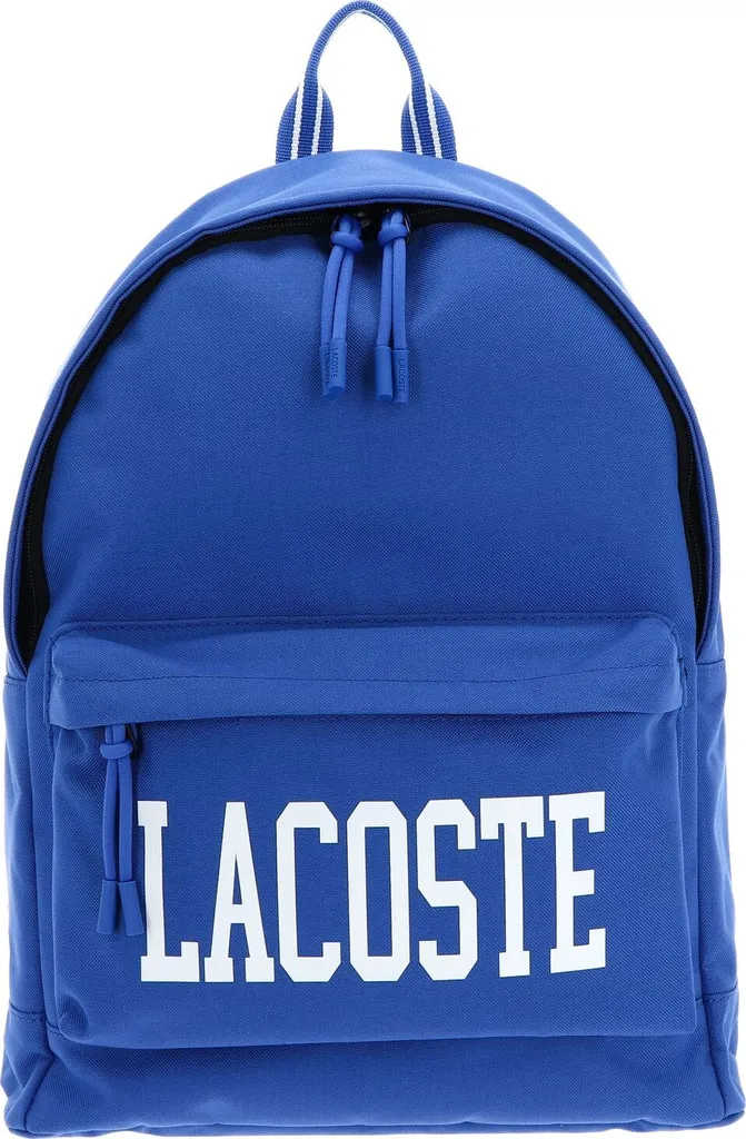 Protégez votre ordinateur avec le sac à dos Lacoste Neocroc bleu imprimé