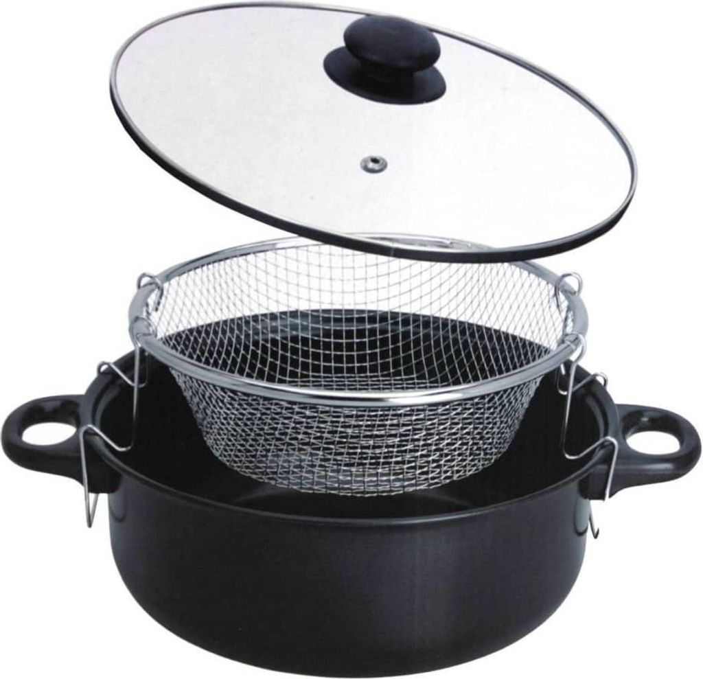 Excellent Houseware Bratpfanne mit Glasdeckel 26 cm Produktbild 
