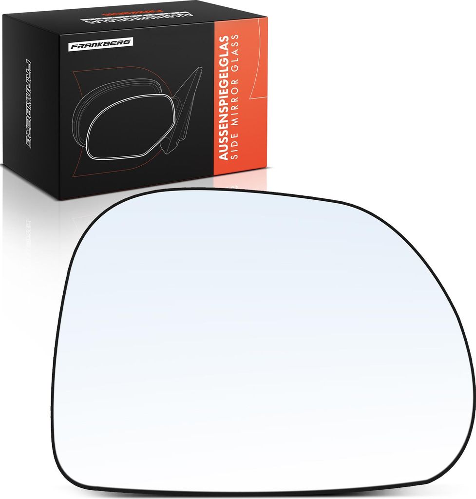 Frankberg 1x Spiegelglas Außenspiegel rechts für Fiat 500L 351 352 0.9L Bj ab 2012