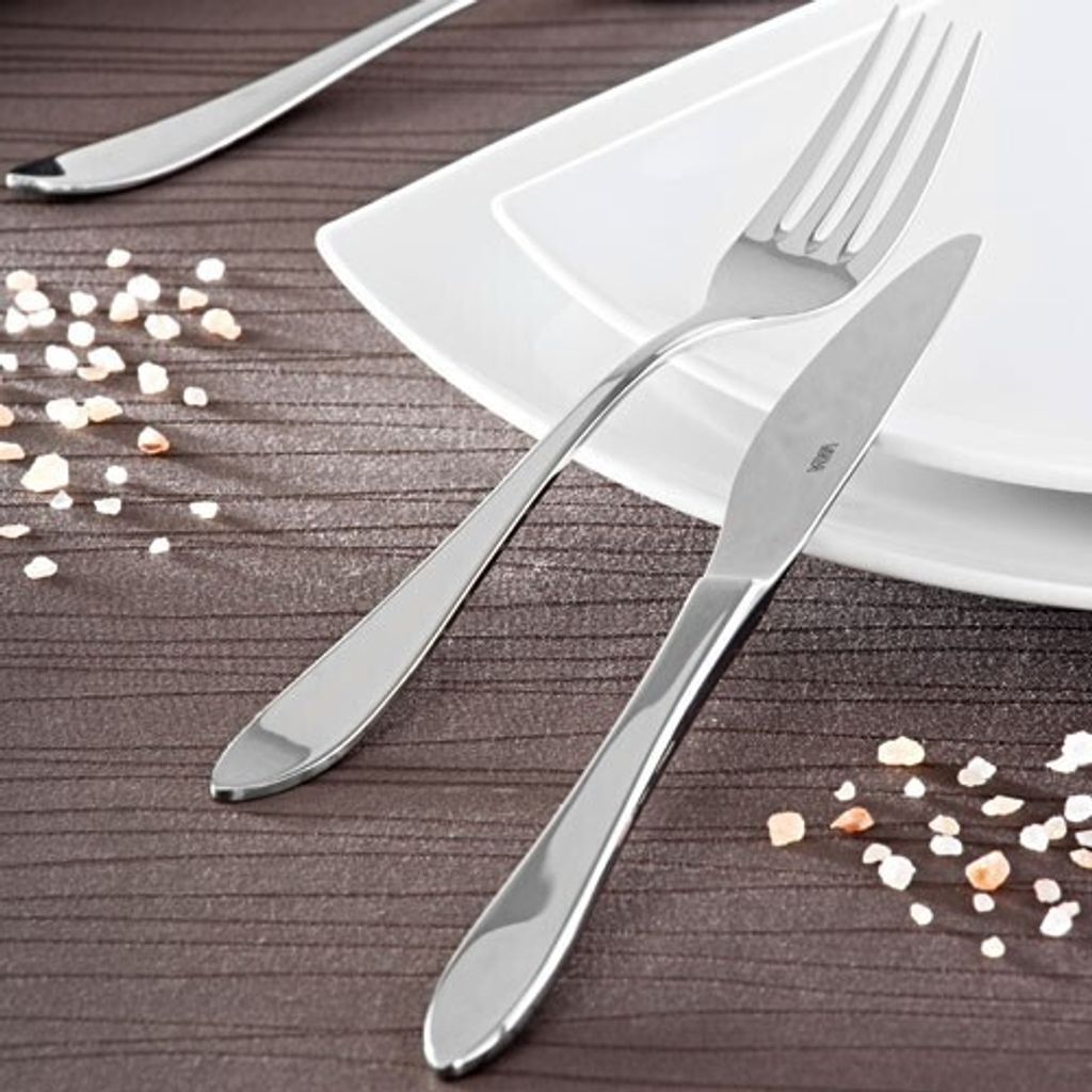 Voldo 60-tlg. Besteck Set SARDINIEN 18/10 Edelstahl zeitlos modern HOCHGLANZ POLIERT - 102-393 - 12 Personen