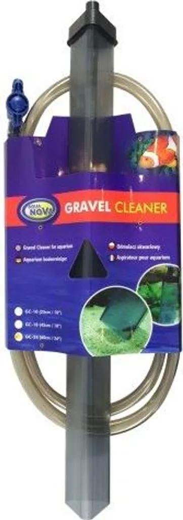 Aqua Nova GC-24 Nettoyeur de boue 60 cm pour l'entretien d'aquarium