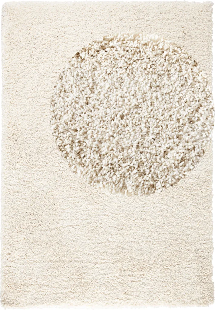 Tapis Venice Crème Chiné idéal pour une décoration de salon chaleureuse