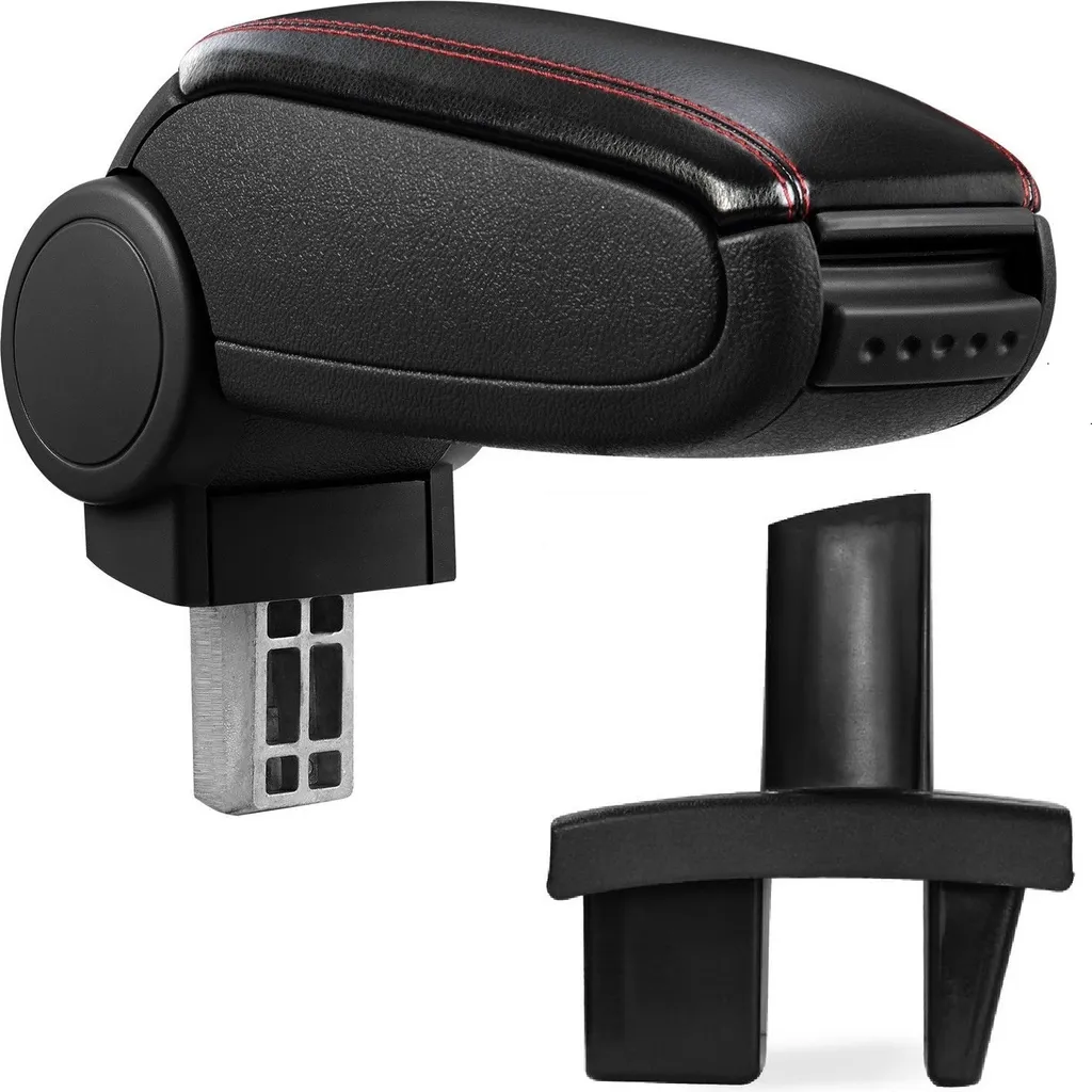 Bracciolo Centrale Peugeot 307 MAL Pelle Nero/Rosso - Comfort Viaggio
