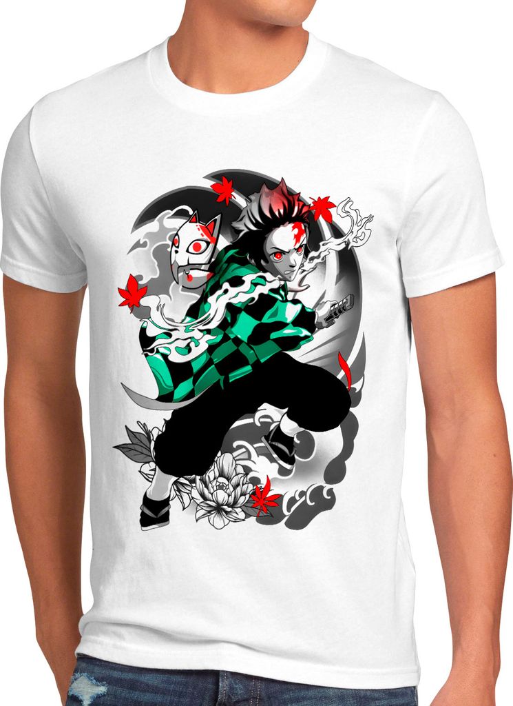 style3 Tanjiro Venegance Herren T-Shirt anime japan manga