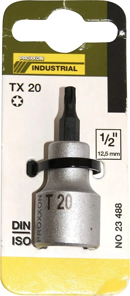 Proxxon T20 Torx 1/2 Pollici 55mm - Ideale per Restauro e Manutenzione