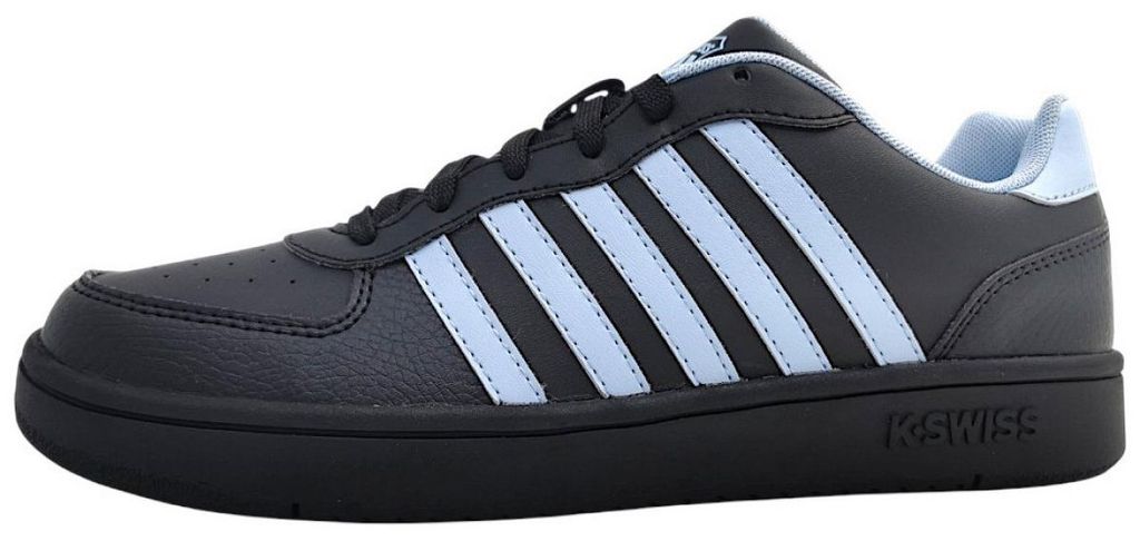 K-swiss COURT KALI Damen Schwarz Sportschuhe Echtleder Alltag 94777-062-M