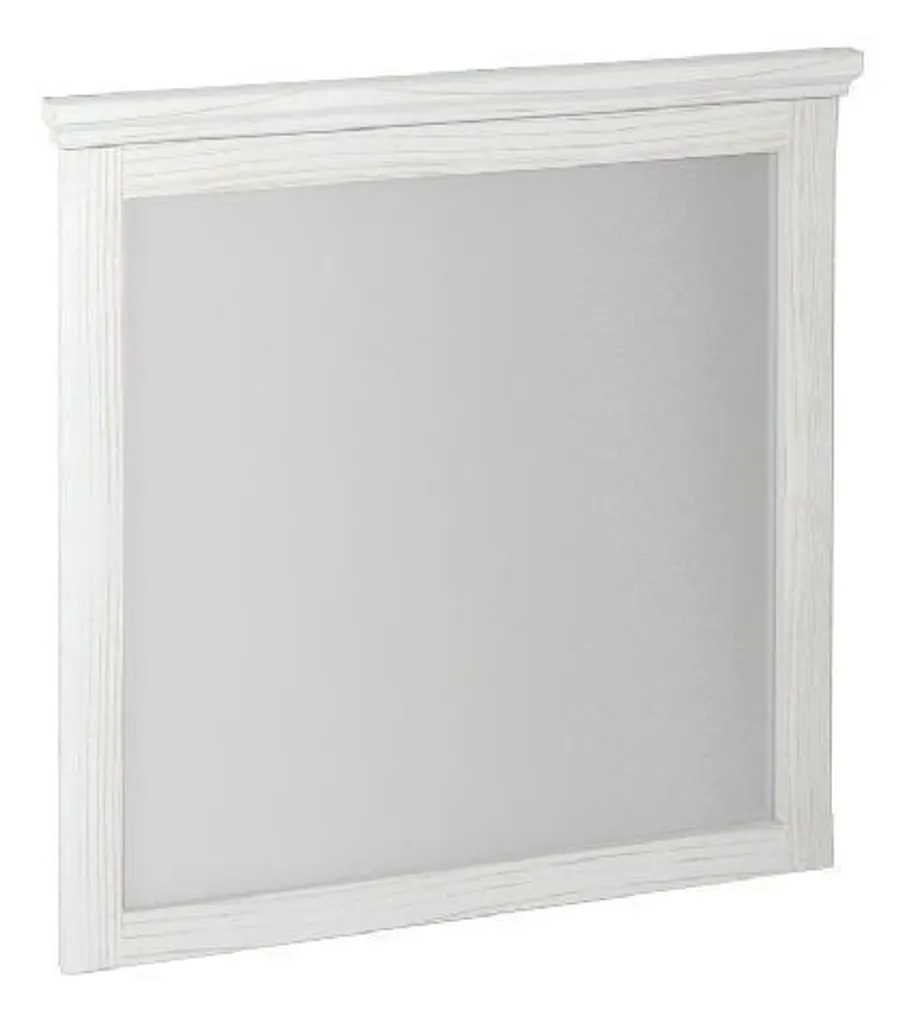 Cadre miroir vieux blanc 700x800 Sapho Cross - Miroir avec cadre