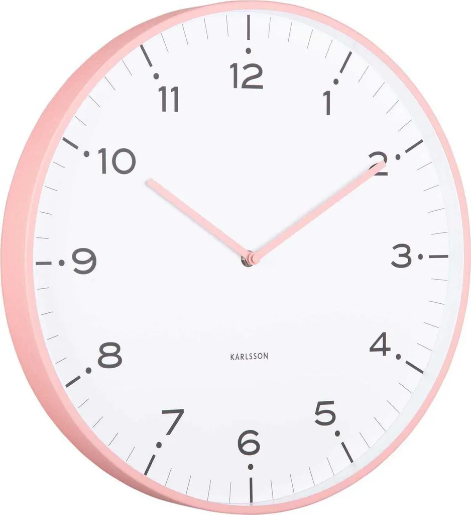 Horloge Digitale Silencieuse Rose en Fer - Finis les Retards avec Style