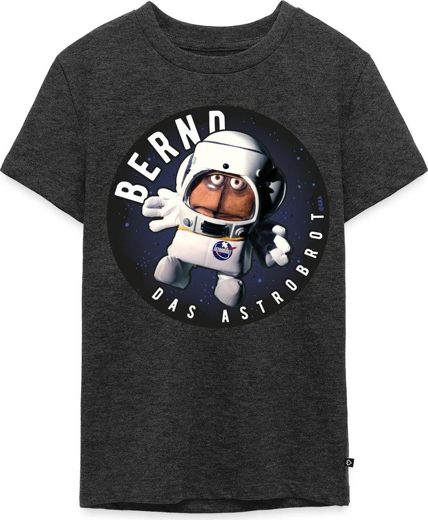 Spreadshirt Bernd Das Brot Astrobrot Rund Teenager Premium T-Shirt, 146/152 (10 Jahre), Anthrazit meliert