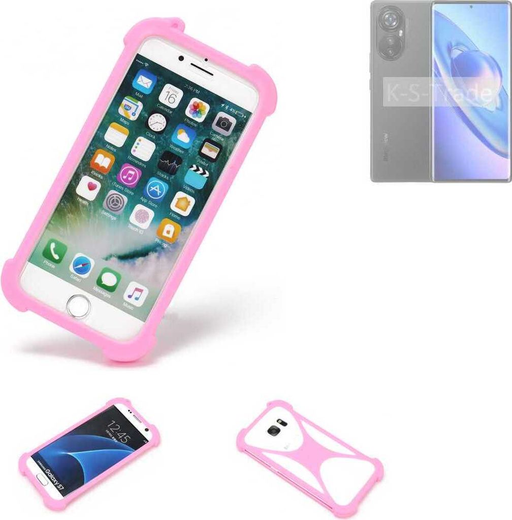 K-S-Trade Handy Hülle kompatibel mit Blackview A2000 Pro Schutz Hülle Bumper Silikon Schutz Hülle Cover Case Silikoncase Silikonbumper TPU Softcase