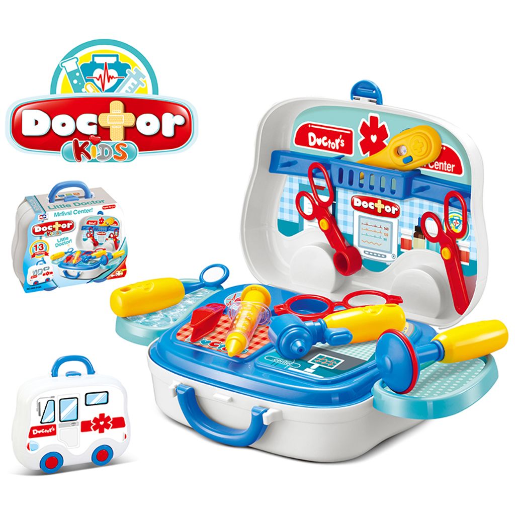 Doktorský set Sparkys Kufřík - Doktorský kufřík - auto