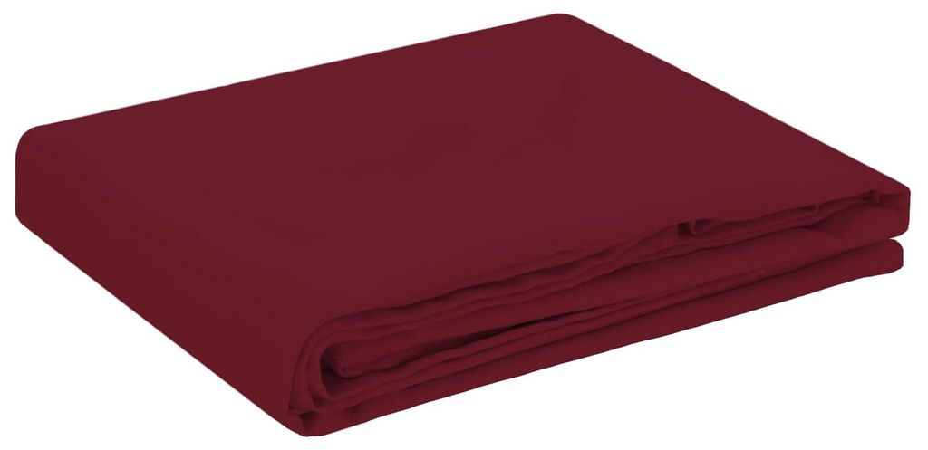 vidaXL Tischdecke Rund Weinrot Ø 140 cm Polyester Produktbild 