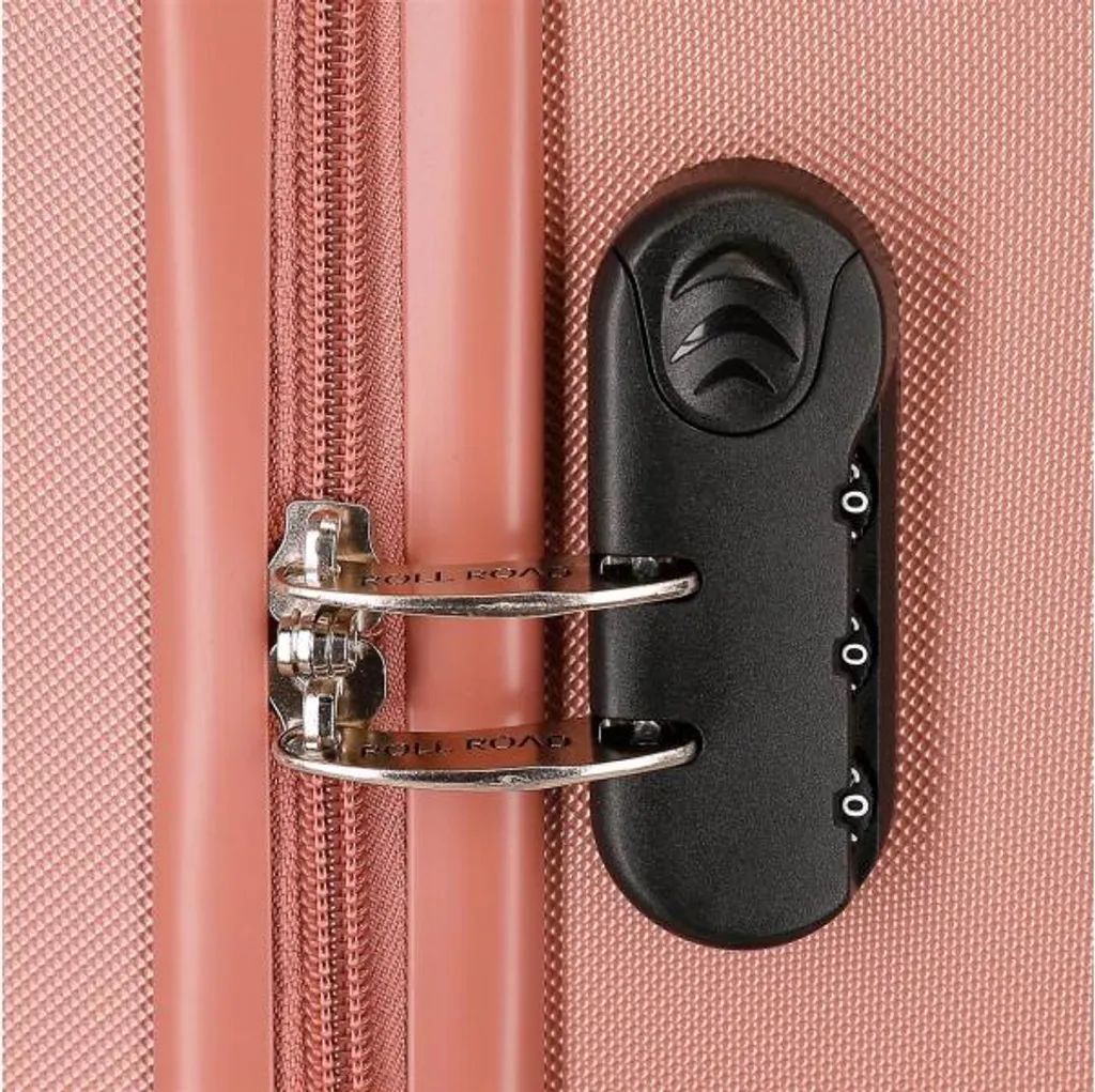 Valises légères ROLL ROAD Flex Nude ABS avec 4 roues multidirectionnelles - 13