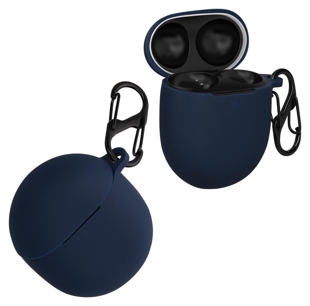 kwmobile Schutzhülle für Google Pixel Buds Pro 2 / Pixel Buds Pro Hülle - TPU Silikon Case für Kopfhörer Ladecase - stoßfestes Cover mit Kara...