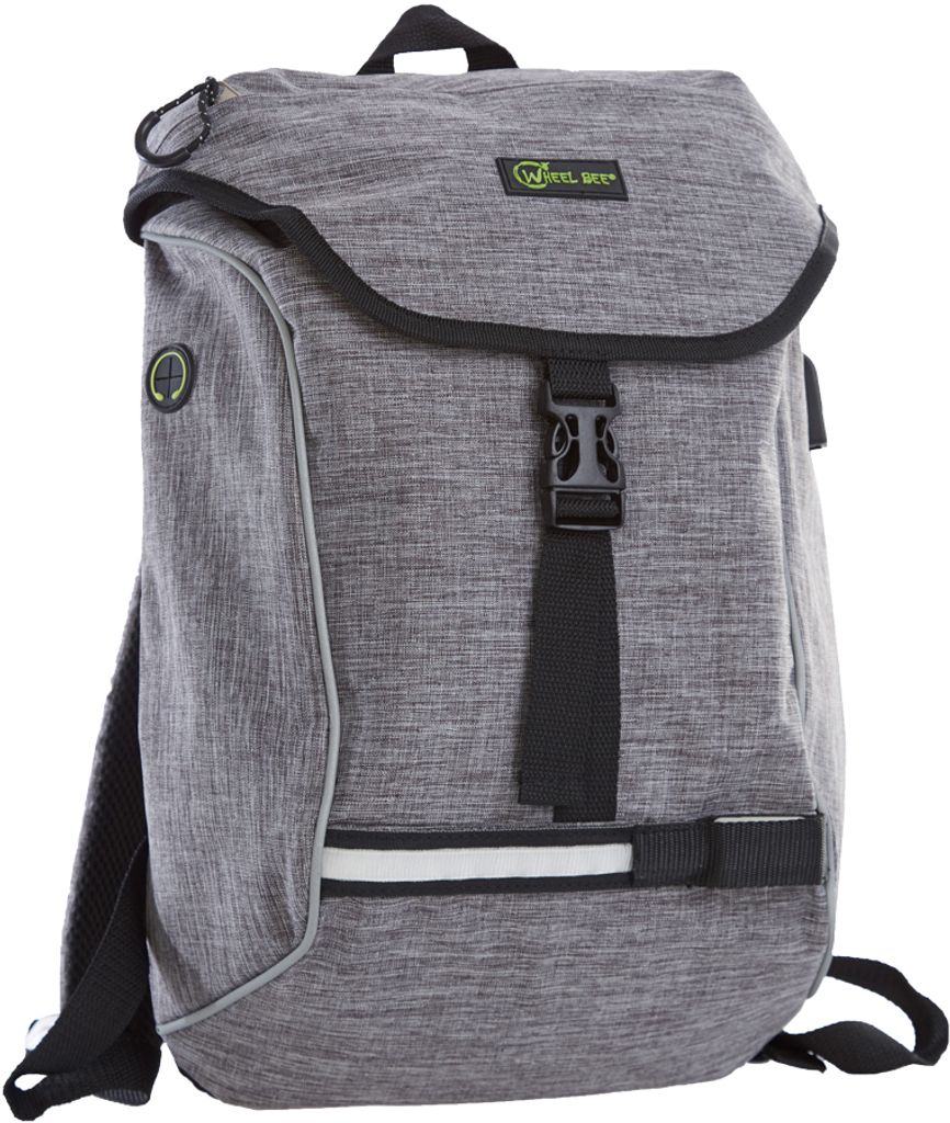 Wheel Bee BACKPACK City Lights - two tone Grey