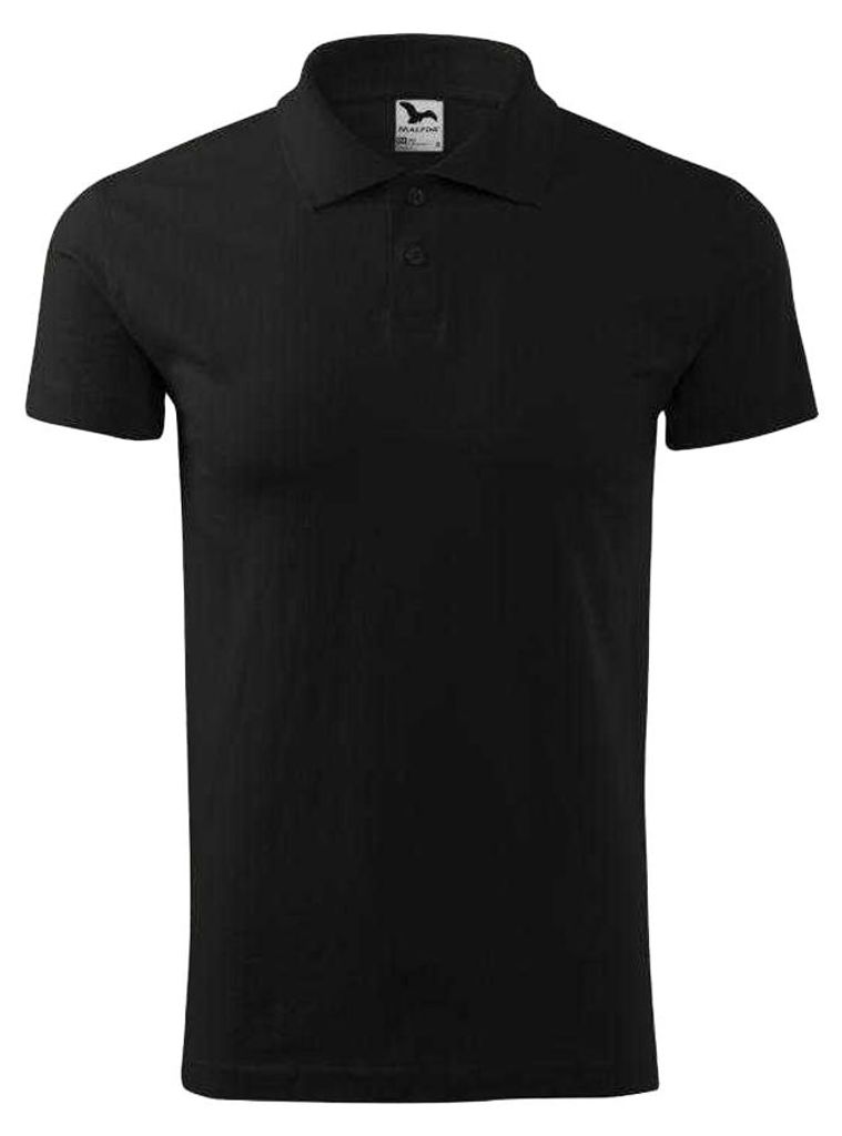 Adler - Poloshirt für Herren, Single Jersey PP10001 (L) (Schwarz)