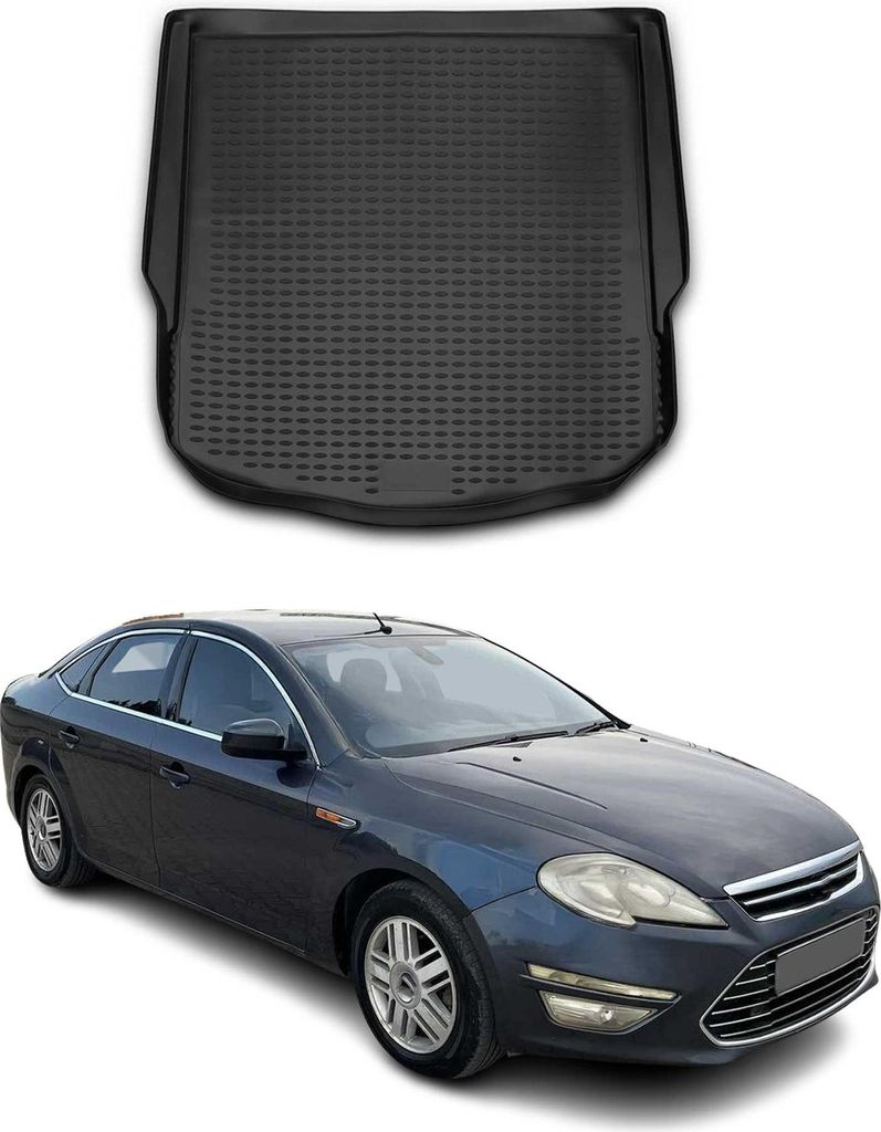 Kofferraummatte Kofferraumwanne für Ford Mondeo mk4 Liftback 2007-2014 Gummi