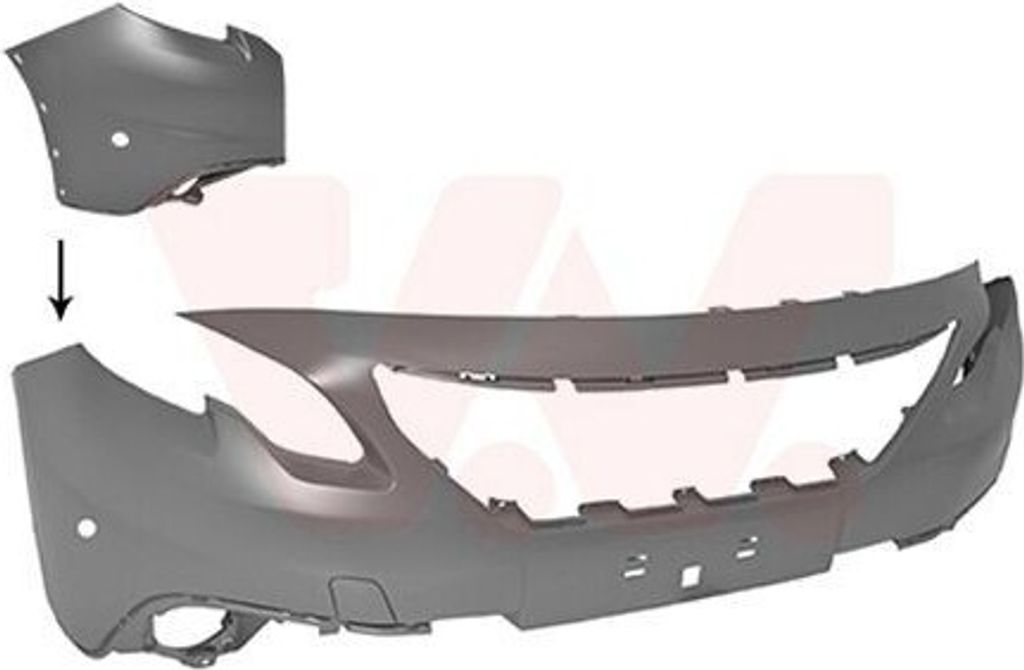 VAN WEZEL 4085577 - OE 1617019880 Stoßstange, vorne für 2008 I (CU)