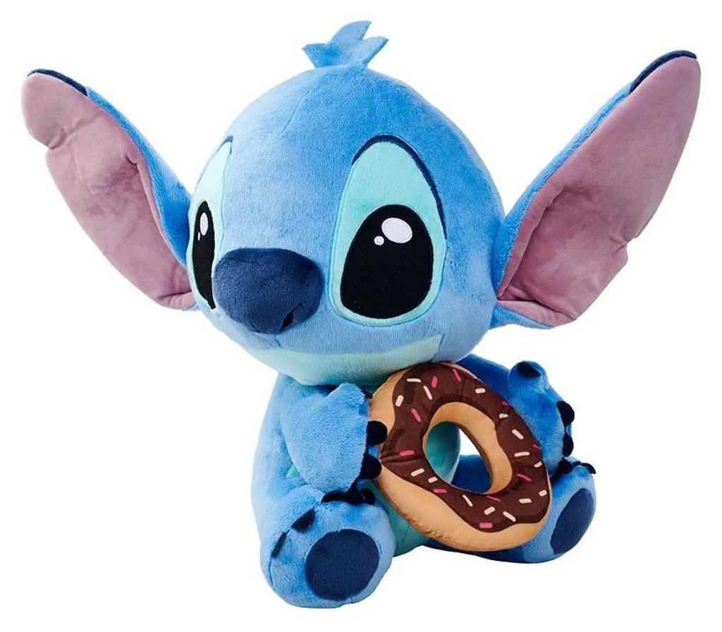 Disney Stitch Mit Donut-teddy 35 Cm Blau Kinder Blau One Size