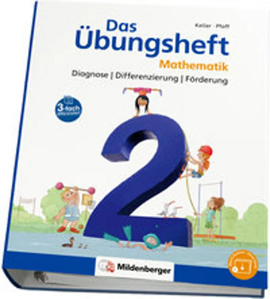 Cahier de maths CE1 différenciation et diagnostic Das Übungsheft Mat2