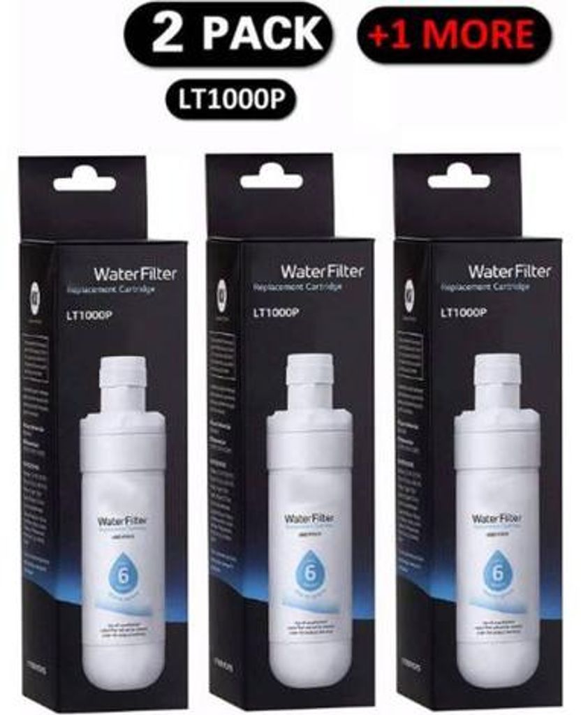 3er-Packung LT1000P Ersatzwasserfilter fš¹r Kš¹hlschr?nke, Produktbild 