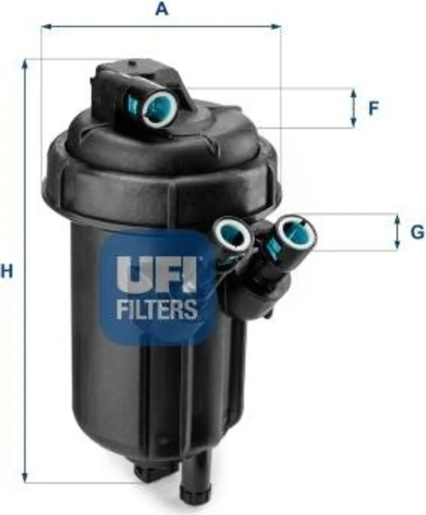Filtre à essence UFI 55.116.01 compatible avec Opel Tigra et Combo C