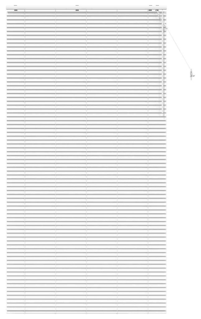 vidaXL, žaluzie ve stylu Benátek, bílé, 130 x 250 cm, šířka Obrázek produktu 