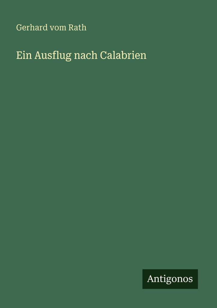 Ein Ausflug nach Calabrien