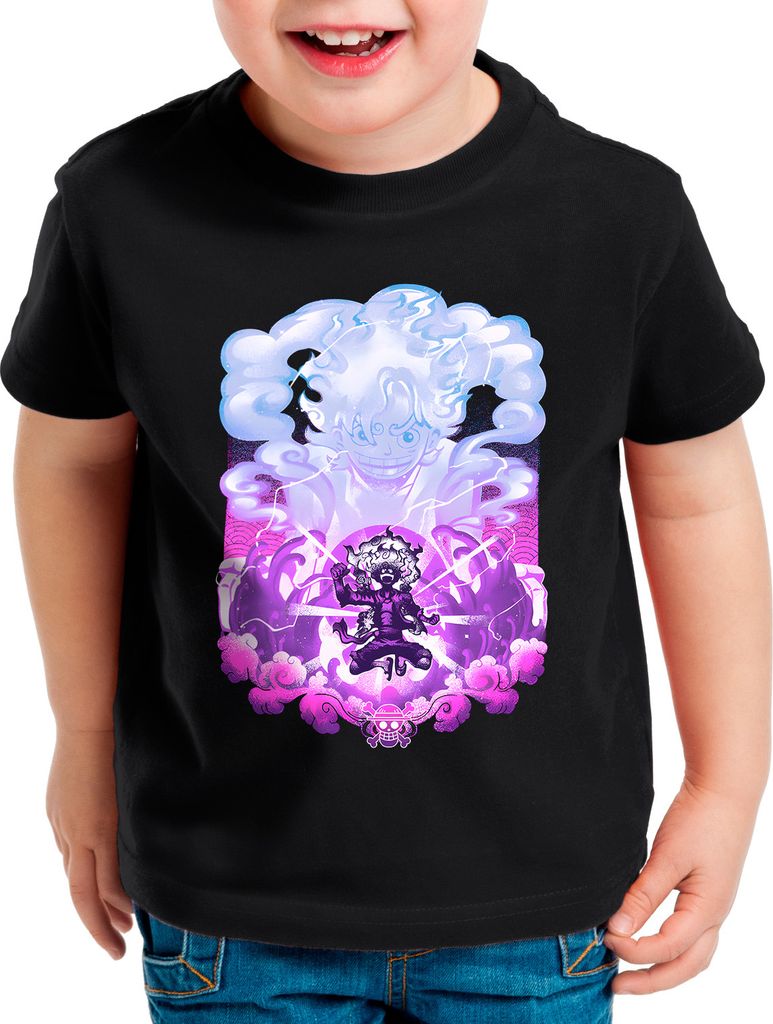 style3 Best Pirate Kinder T-Shirt anime manga luffy cosplay