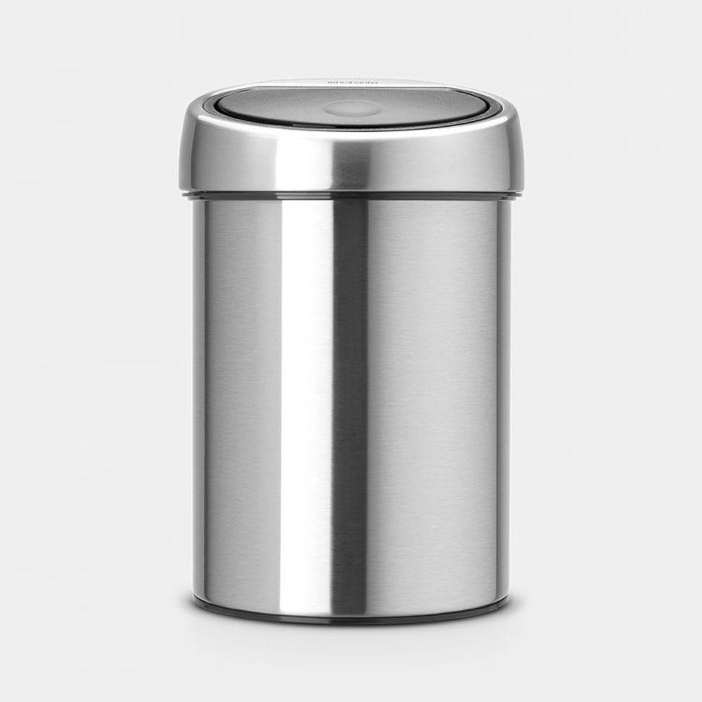 Brabantia Touch Bin 3 Liter Matt Steel Fingerprint Proof Image du produit 